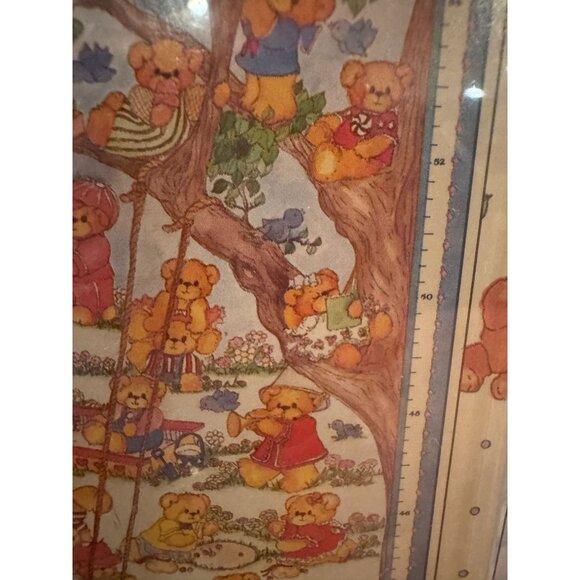 🐻 Vintage 1985 C.R. Gibson "Scaling New Heights" Growth Chart - Picture 14 of 15